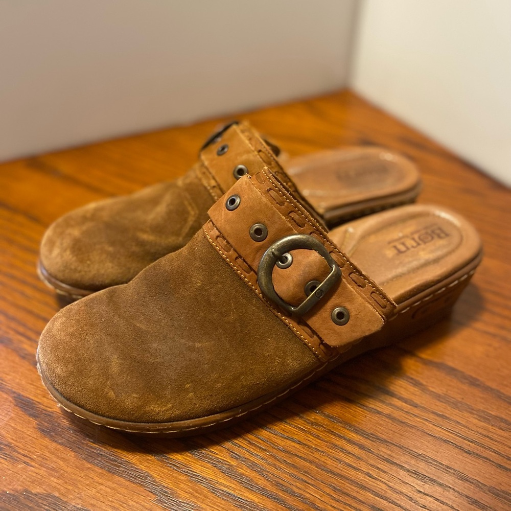 Born Suede Clogs